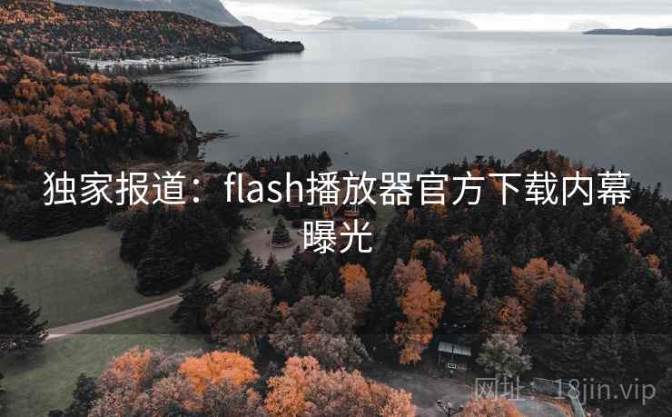 独家报道:flash播放器官方下载内幕曝光